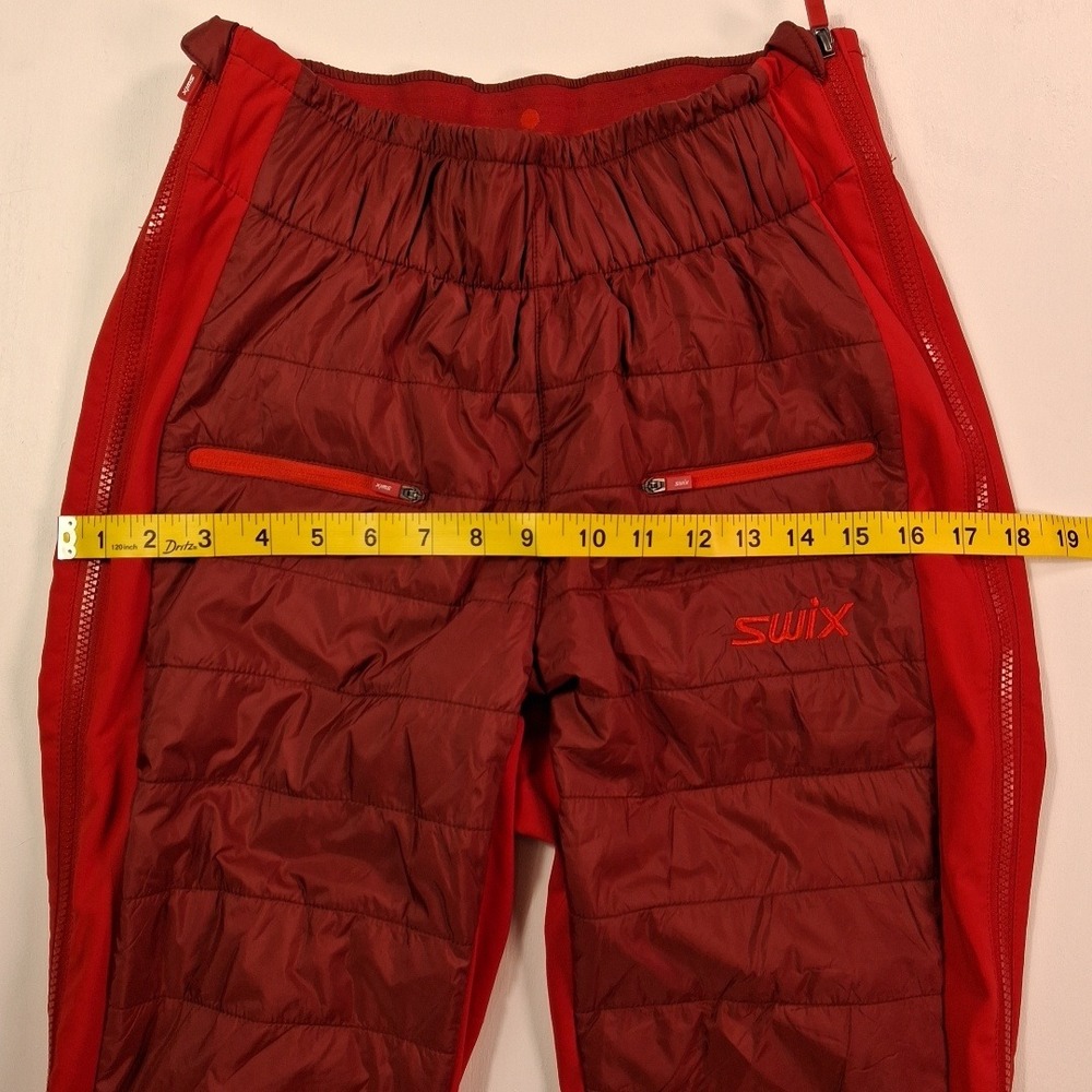 Swix Womens Swix Women's Horizon Insulated Ski Pants Red Size Medium Quilted - Picture 6 of 15